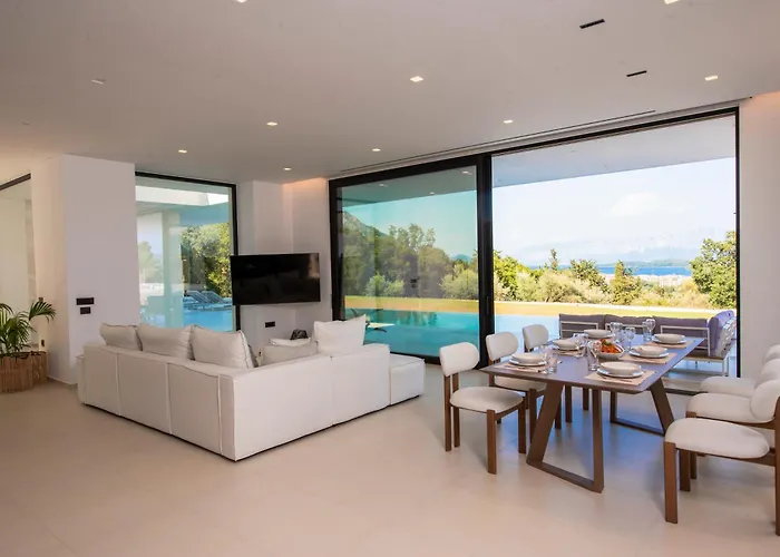 فيلة The Oasis, Luxury In Nidri Agios Christoforos (Lefkada)